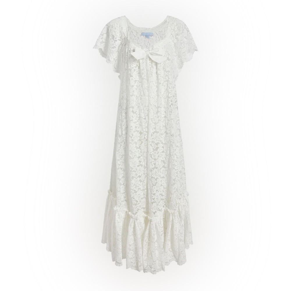 HILL HOUSE: THE COCO DUSTER IN WHITE LACE